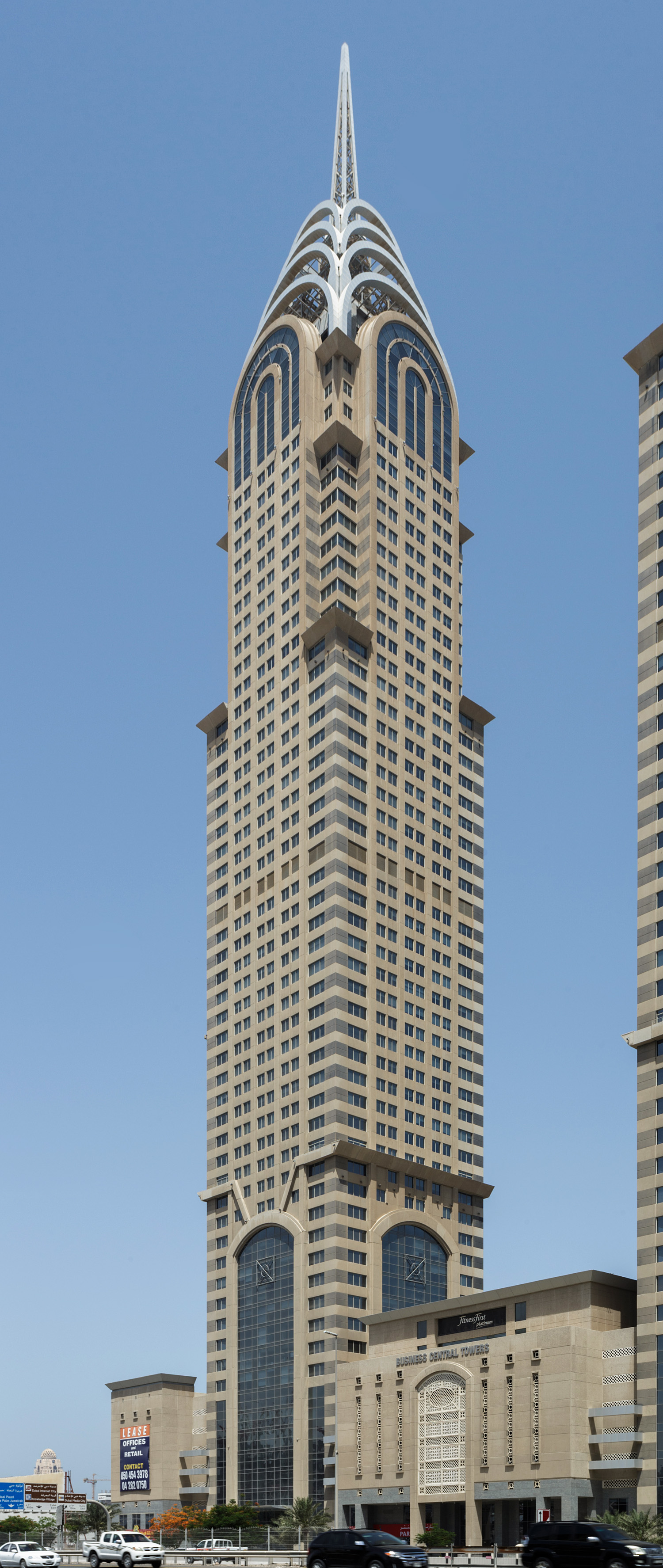 Business Central Tower 2, Dubai - View across Sheikh Zayed Road. © Mathias Beinling